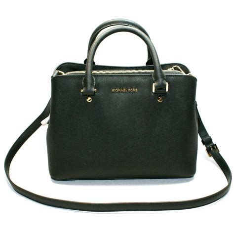 michael kors ellis satchel black|Michael Kors black purse small.